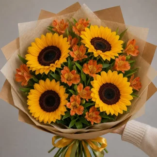 向日葵混搭花束 Golden Sunset Bouquet