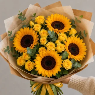 向日葵混搭花束 Sunny Honey Bouquet